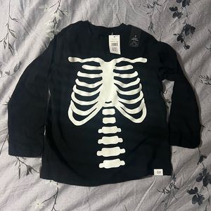 Toddler Skeleton Halloween T-Shirt